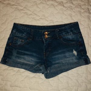 Refuge: Blue Jean Shorts
